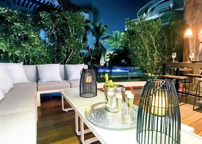 Apartment Luxury Duplex 2br Pool & Garden View Quiet 30m From 5th Ave With Gym & Parking