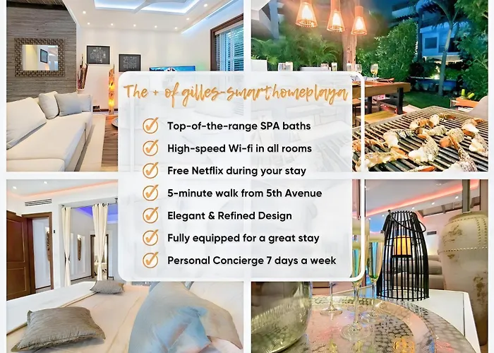 Apartment Luxury Duplex 2br Pool & Garden View Quiet 30m From 5th Ave With Gym & Parking