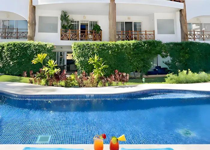 Luxury Duplex 2br Pool & Garden View Quiet 30m From 5th Ave With Gym & Parking Playa del Carmen